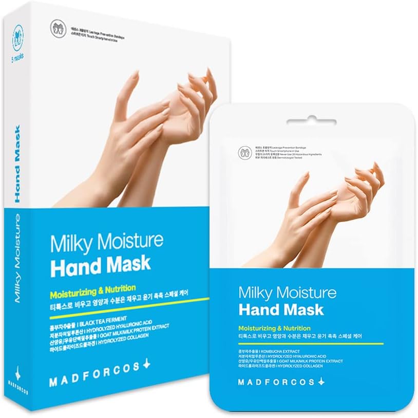 MADFORCOS MASCARILLA HIDRATANTE PARA MANOS EFECTO LECHE  COSME TICA COREANA - 1