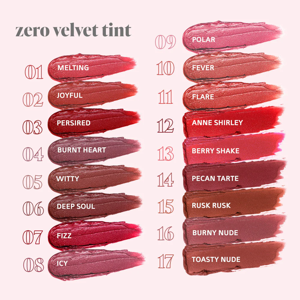 TINTA LABIAL ZERO VELVET TINT - 8