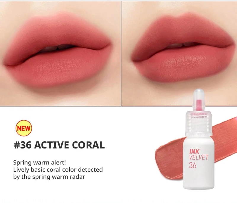 PERIPERA TINTA INK VELVET 036 ACTIVE CORAL
