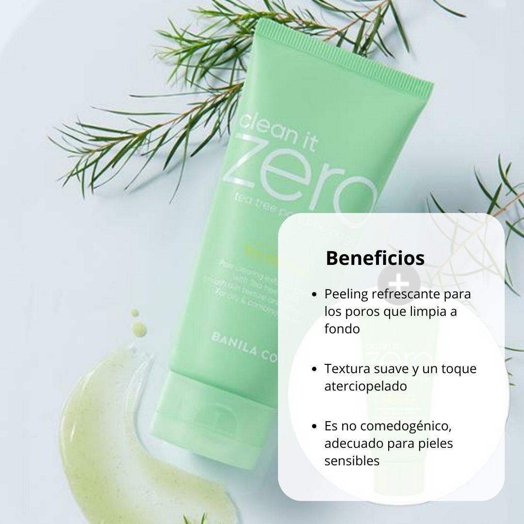 CLEAN IT ZERO TEA TREE PORE PEELING GEL  BANILA - 2