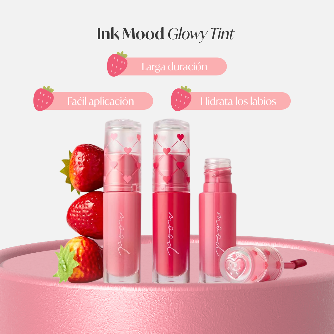 PERIPERA TINTA “INK MOOD GLOWY TINT – SOFT BERRY” - 2