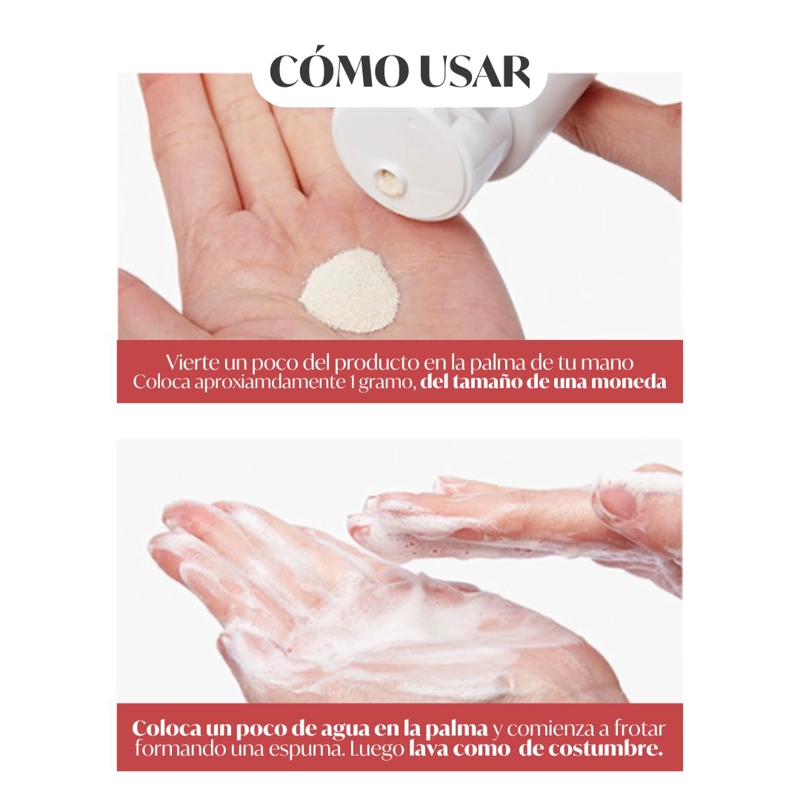 LON.G «STARFOAM RED GINSENG FACIAL WASHING POWDER» - 4