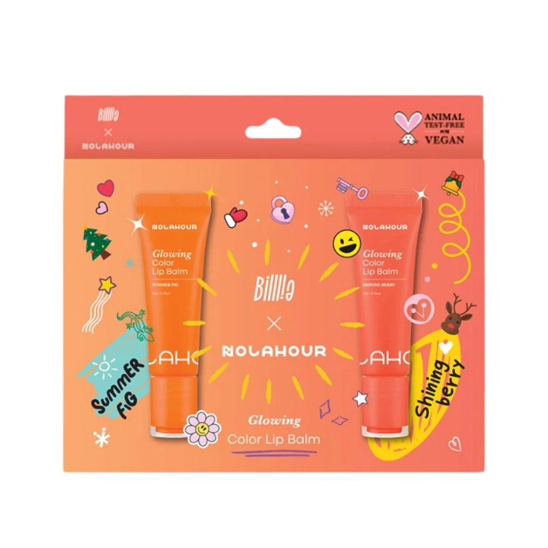 NOLAHOUR SET «GLOWING COLOR LIP BALM WARM TONE SET» - 1