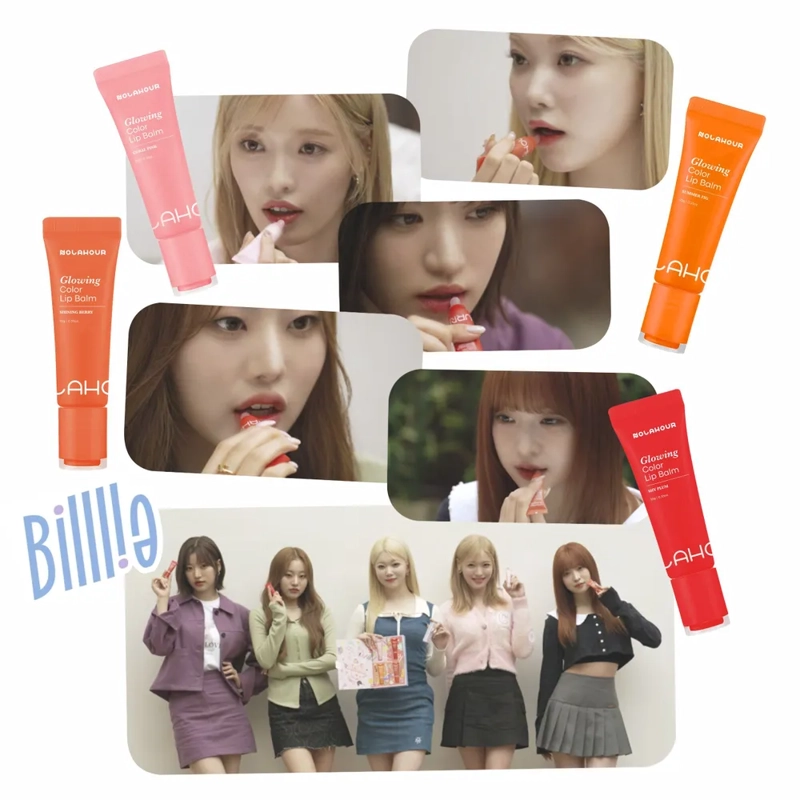 NOLAHOUR SET «GLOWING COLOR LIP BALM WARM TONE SET» - 6