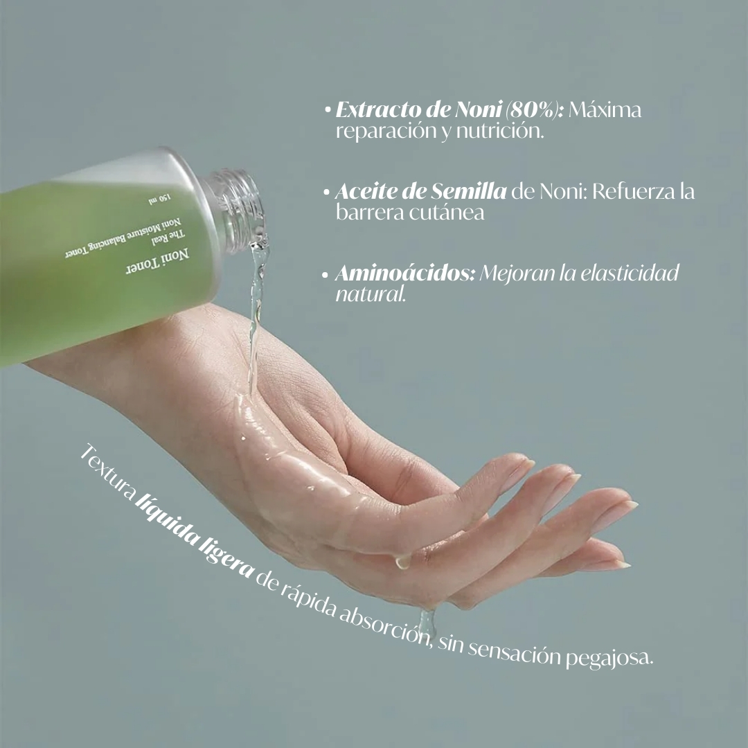 TONICO HIDRATANTE CALMANTE CON NONI BALANCEADOR DE PH 150 ML - 4