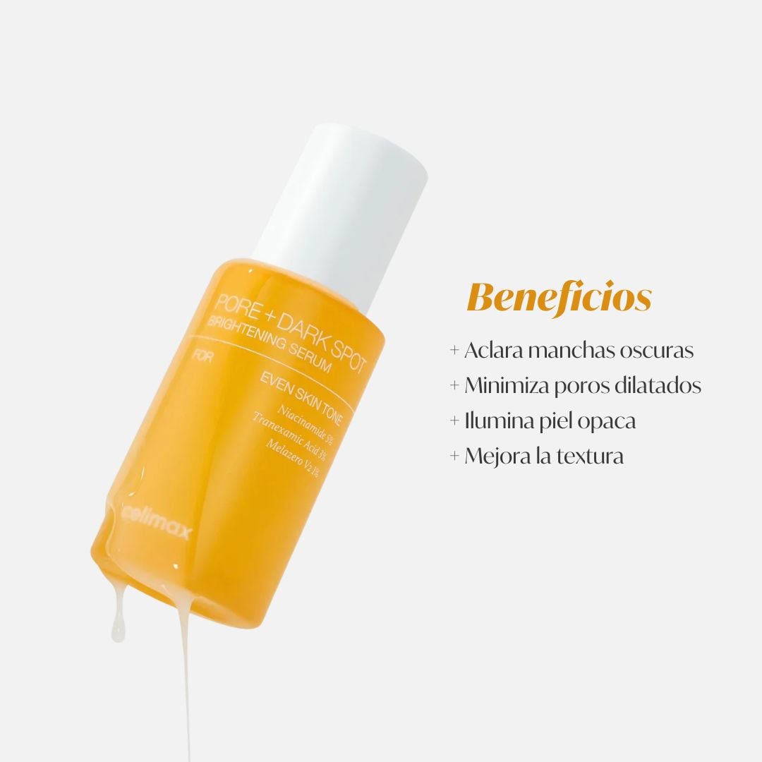 SERUM PORE+DARK SPOT ILUMINADOR ACLARANTE DE MANCHAS - 30ML - 3