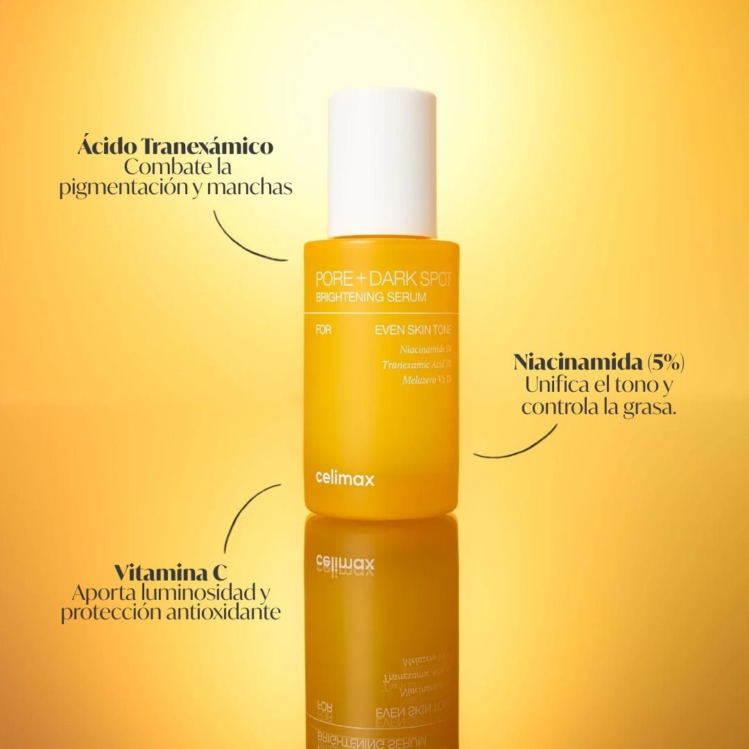 SERUM PORE+DARK SPOT ILUMINADOR ACLARANTE DE MANCHAS - 30ML - 4