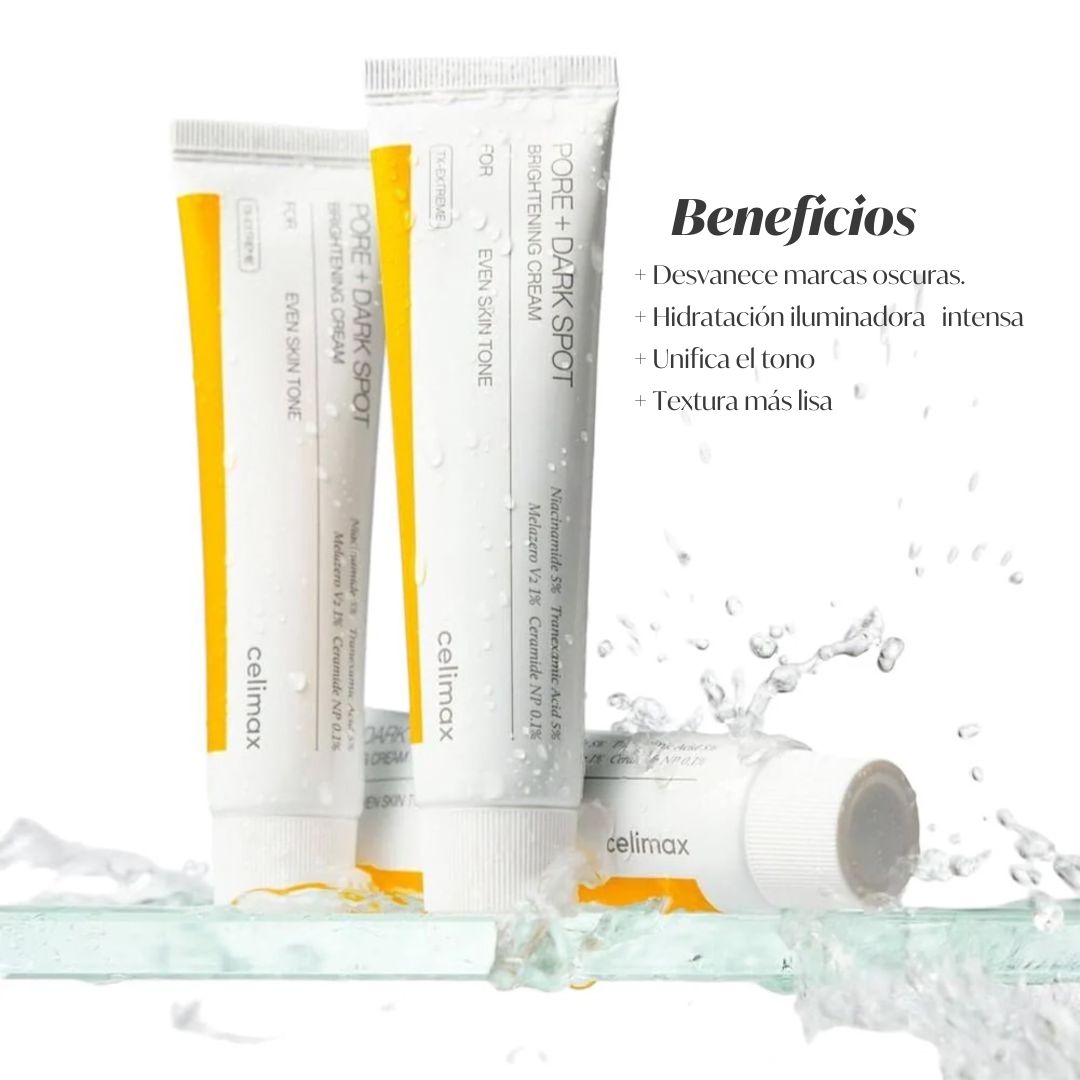 CREMA PORE+DARK SPOT ILUMINADORA ACLARANTE DE MANCHAS - 35ML - 3