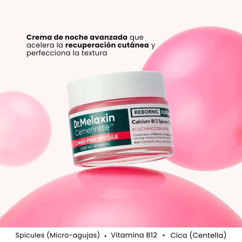 CREMA CON ESPICULAS ILUMINADORA REVITALIZANTE CON VITAMINA B12 - 50 ML - 3