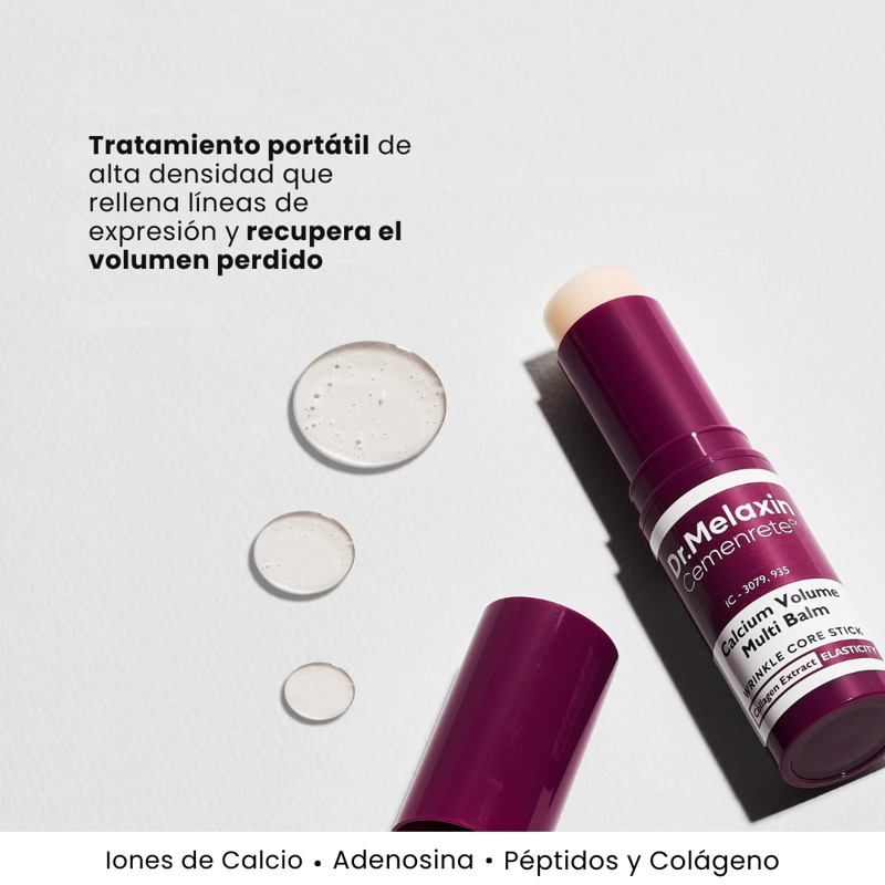 BALSAMO FACIAL EN BARRA NUTRITIVO REAFIRMANTE HIDRATANTE CON CALCIO - 9G - 3