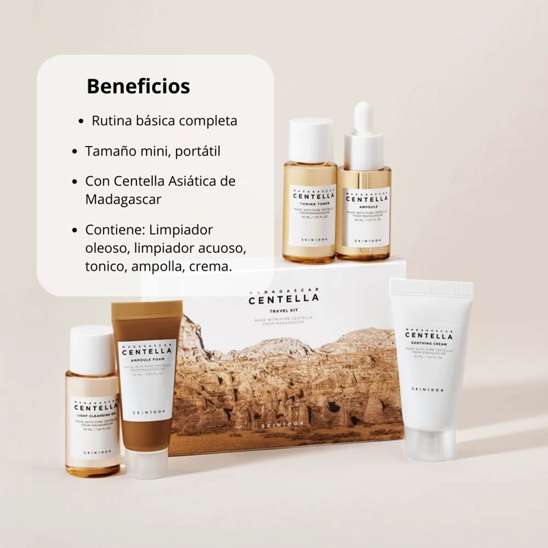Set De Viaje Rutina Centella De Madagascar Cosmética Coreana - 3