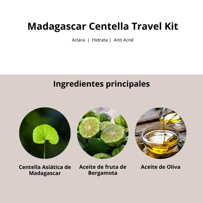 Set De Viaje Rutina Centella De Madagascar Cosmética Coreana - 4