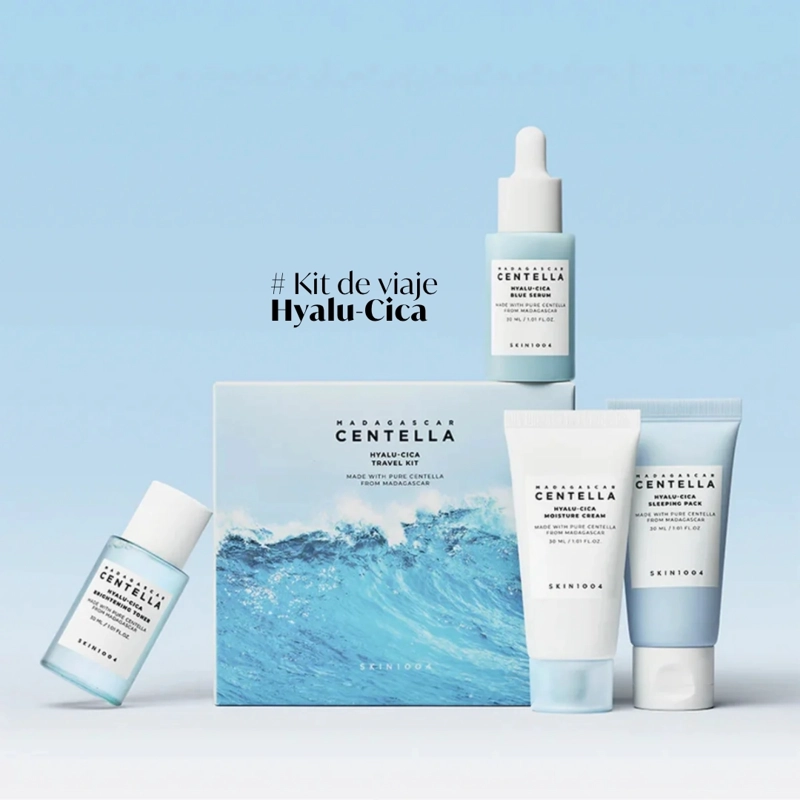 SET DE VIAJE DE CENTELLA ASIATICA Y ACIDO HIALURONICO HIDRATANTE Y CALMANTE - 2