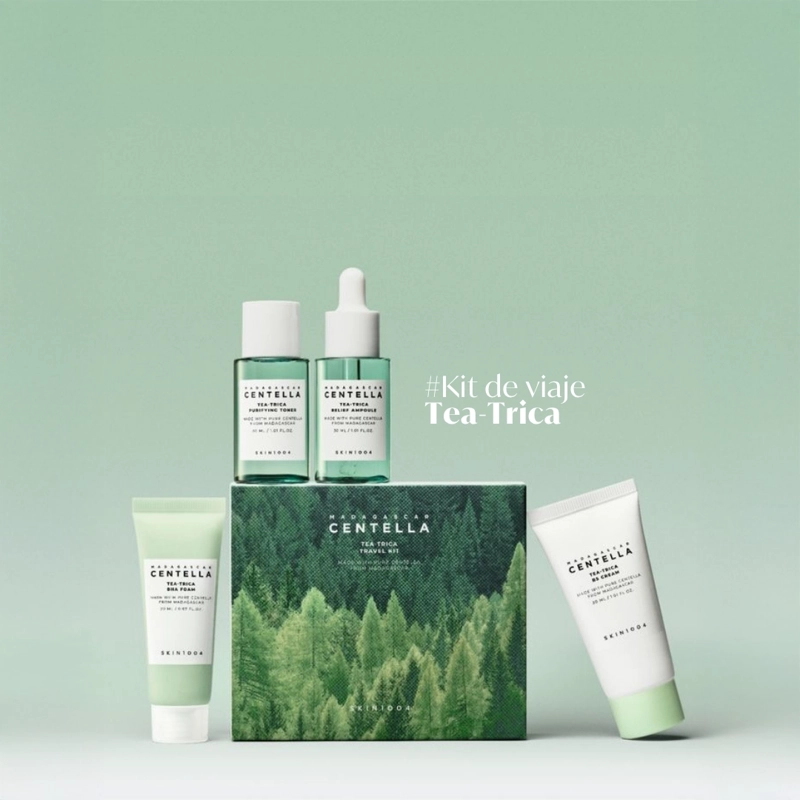 SKIN1004 SET DE VIAJE DE CENTELLA ASIATICA Y ARBOL DE TE PARA PIELES GRASAS, REGULADOR DE SEBO - 2