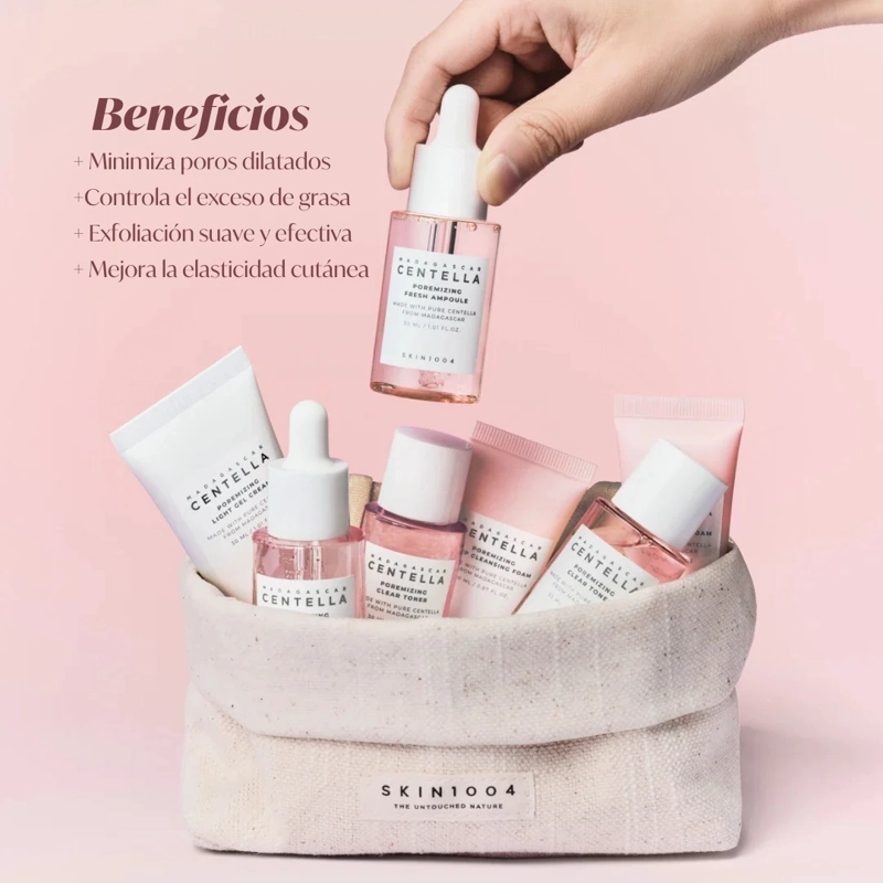 SET DE VIAJE DE CENTELLA ASIATICA MINIMIZADOR DE POROS - 3