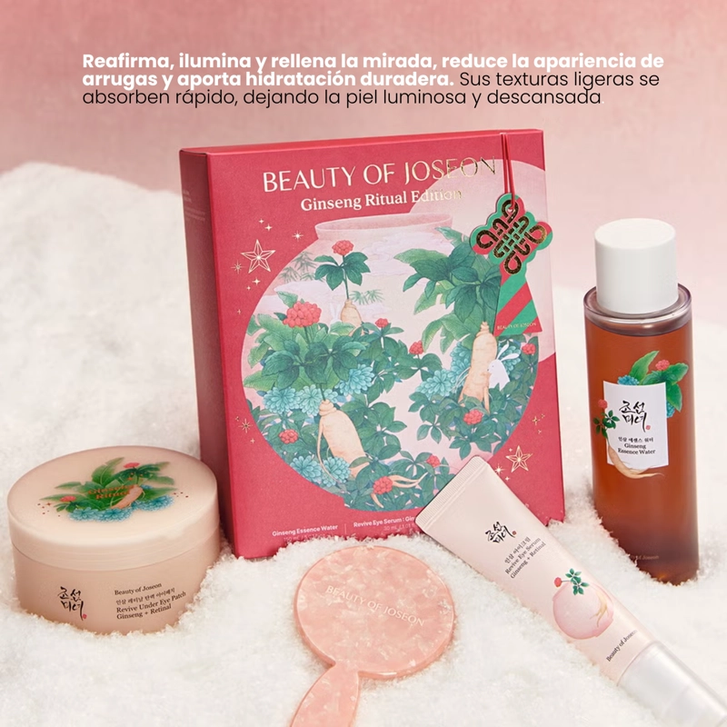 KIT DE REGALO NAVIDEÑO DE SKINCARE COREANO BEAUTY OF JOSEON GINSENG HOLIDAY KIT - 3