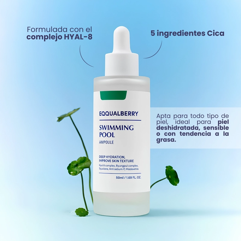 SERUM HIDRATANTE COREANO DE ACIDO HIALURONICO EQQUALBERRY - 50ML - 4