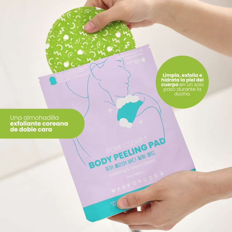 1 UNIDAD DISCO EXFOLIANTE CORPORAL COREANO PARA LIMPIAR POROS MADFORCOS - 2
