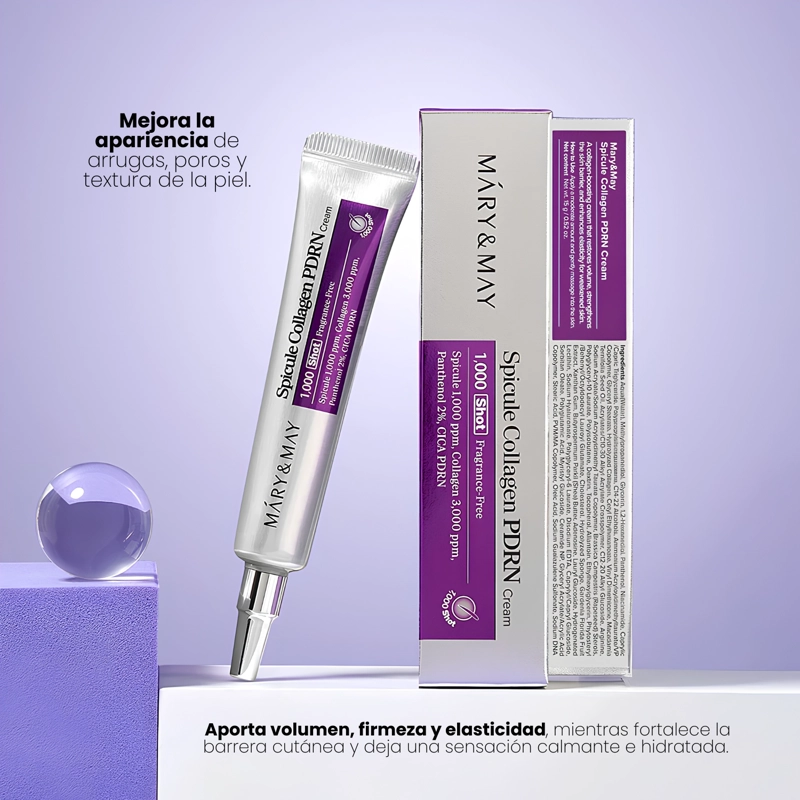 CREMA COREANA CON ESPICULAS MARINAS Y COLAGENO MARY&MAY SPICULE COLLAGEN PDRN - 3