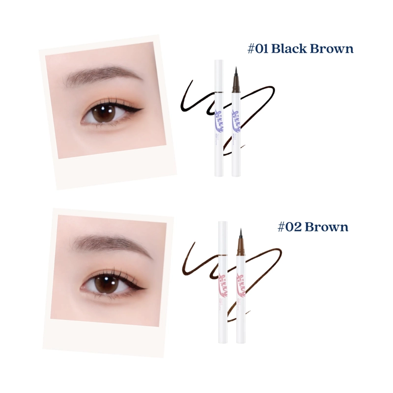 DELINEADOR LIQUIDO COREANO 2 TONOS MARCA PEACH C - 3