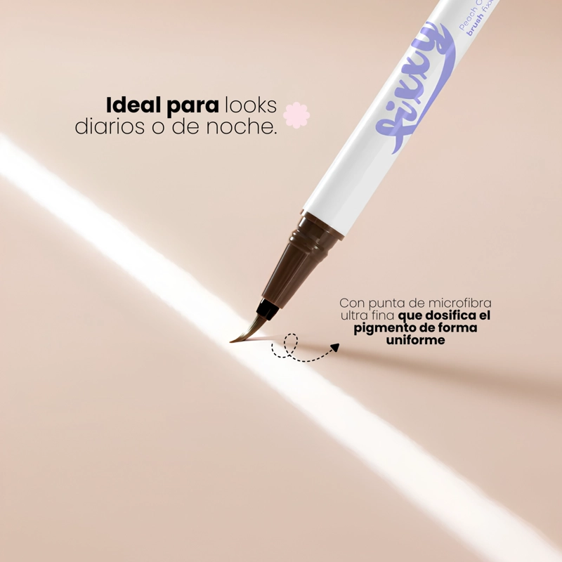 DELINEADOR LIQUIDO COREANO 2 TONOS MARCA PEACH C - 4