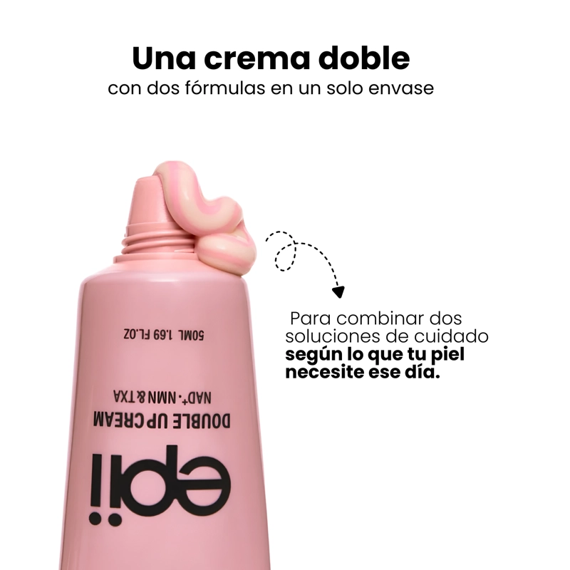 CREMA DUAL COREANA ANTIEDAD E ILUMINADORA CON NAD+ NMN Y TXA MARCA EPII - 50ML - 2