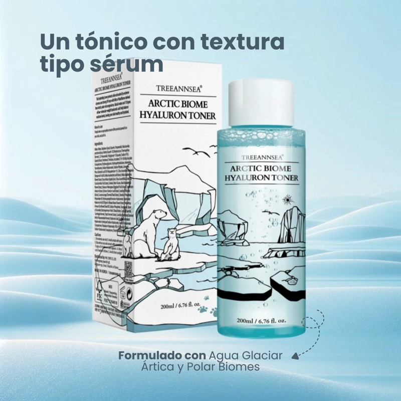 TONICO COREANO HIDRATANTE CON AGUA GLACIAR TREEANNSEA - 200ML - 2