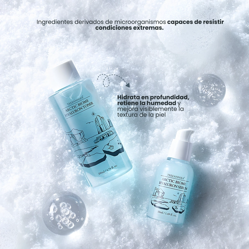 TONICO COREANO HIDRATANTE CON AGUA GLACIAR TREEANNSEA - 200ML - 3