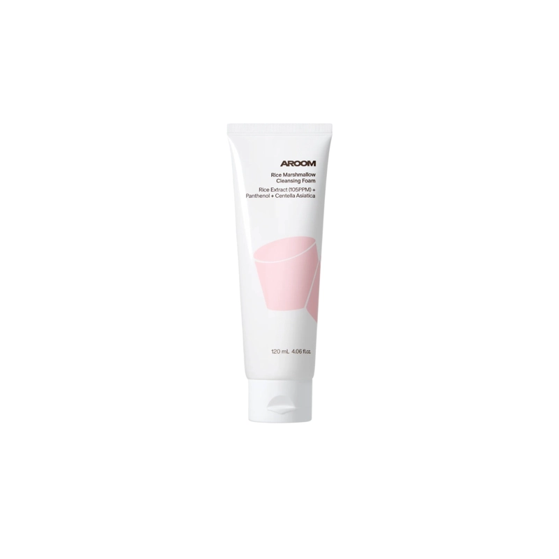 ESPUMA LIMPIADORA COREANA SUAVE CON ARROZ Y CENTELLA MARCA AROOM  - 120ML - 1