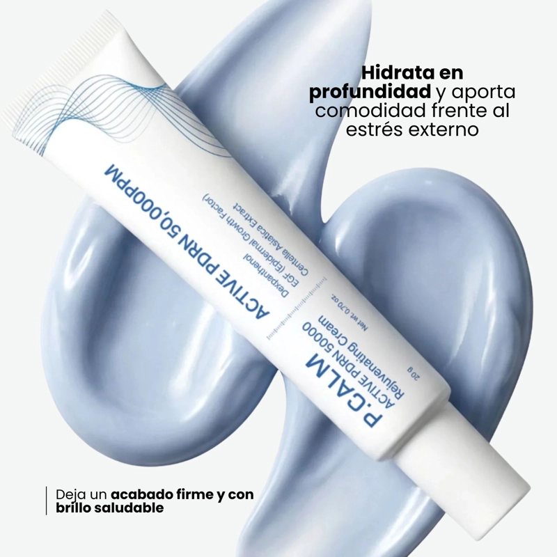 CREMA REJUVENECEDORA HIDRATANTE CALMANTE CON PDRN DE SALMON PARA PIEL SENSIBLE P.CALM - 20ML - 3