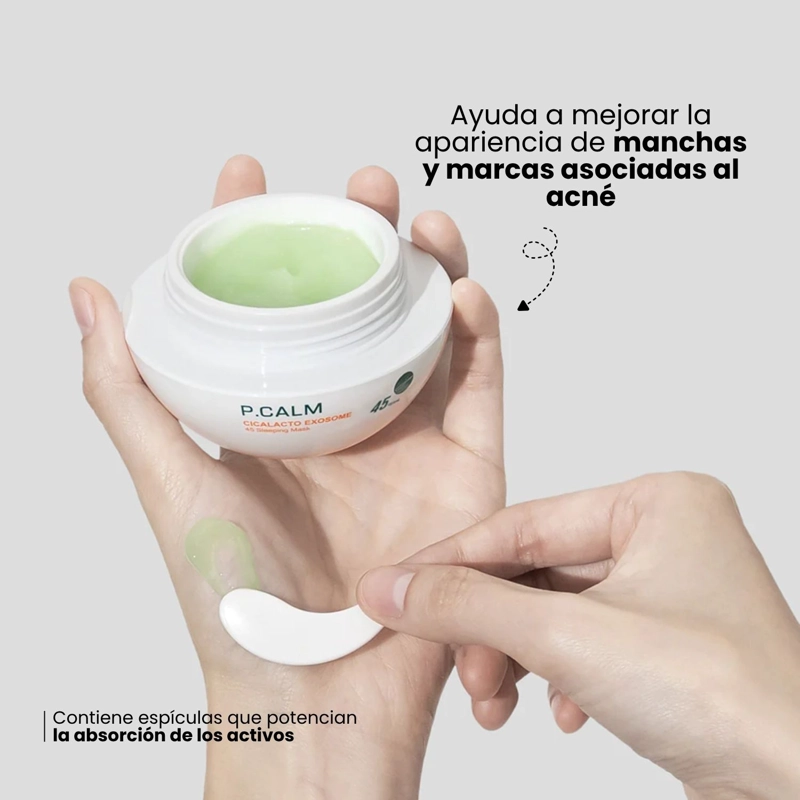 MASCARILLA NOCTURNA CON EXOSOMAS DE CENTELLA + DISPOSITIVO LED ROJO INCLUIDO P.CALM - 3