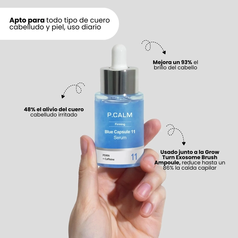 SE RUM CON CAPSULAS DE PDRN Y  CAFEINA REAFIRMANTE E HIDRATANTE P.CALM - 30ML - 4