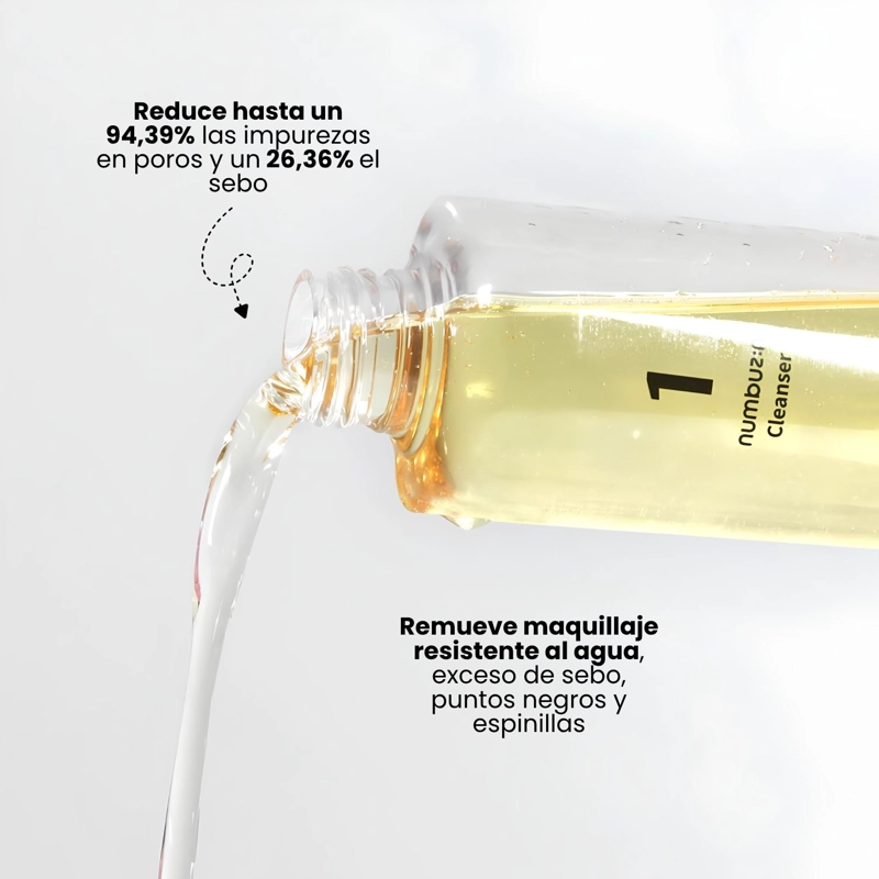 ACEITE LIMPIADOR NO.1 NUMBUZIN DESMAQUILLANTE DOBLE LIMPIEZA - 200ML - 3