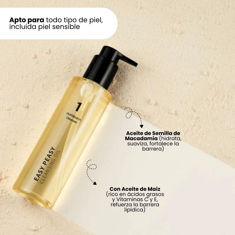 ACEITE LIMPIADOR NO.1 NUMBUZIN DESMAQUILLANTE DOBLE LIMPIEZA - 200ML - 4