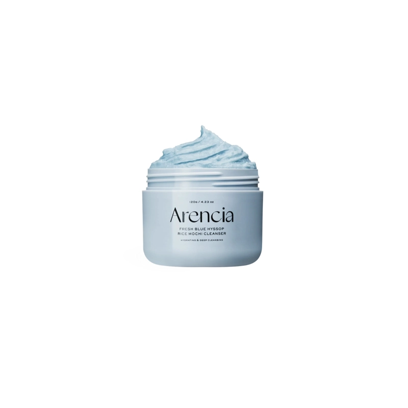 LIMPIADOR TEXTURA MOCHI DE ARCILLA COREANO MARCA ARENCIA BLUE HYSSOP - 120G - 1