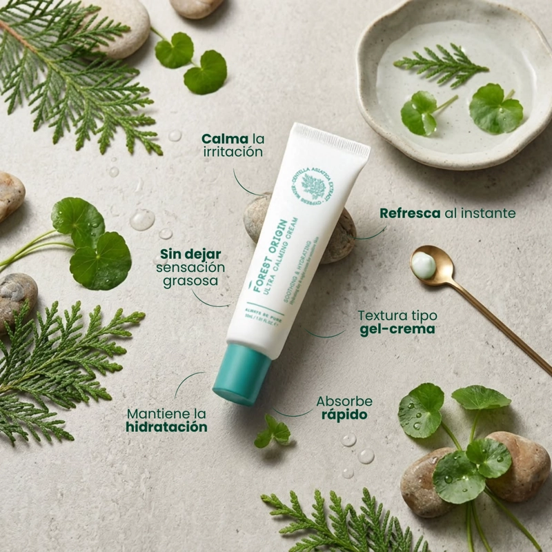 CREMA CALMANTE COREANA PARA PIEL SENSIBLE ALWAYS BE PURE - 30ML - 3