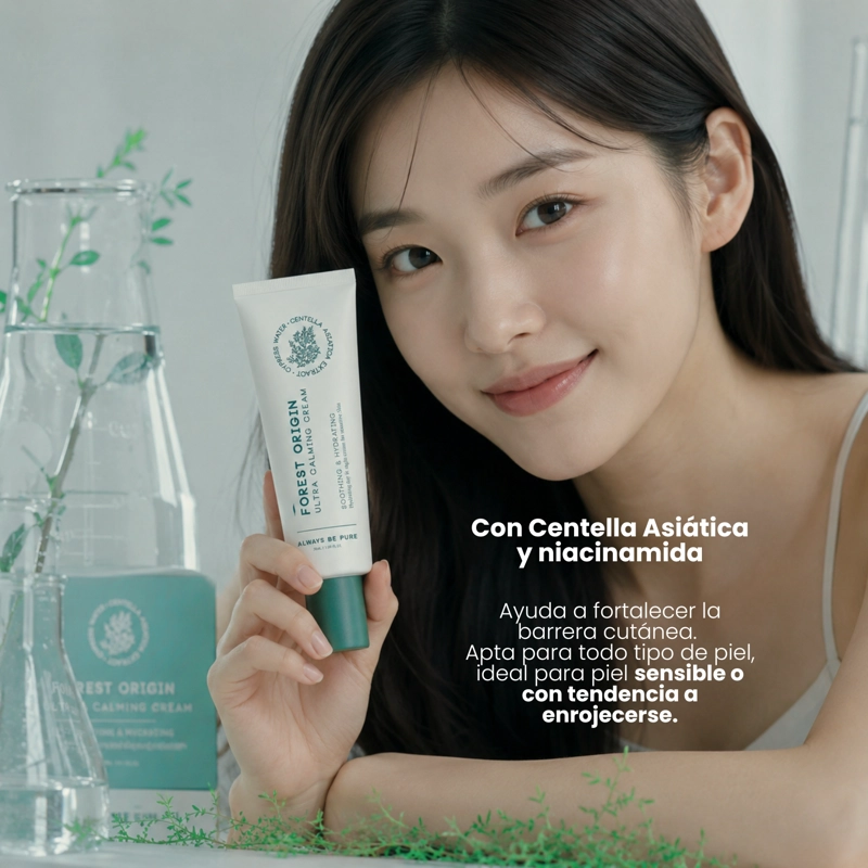 CREMA CALMANTE COREANA PARA PIEL SENSIBLE ALWAYS BE PURE - 30ML - 4