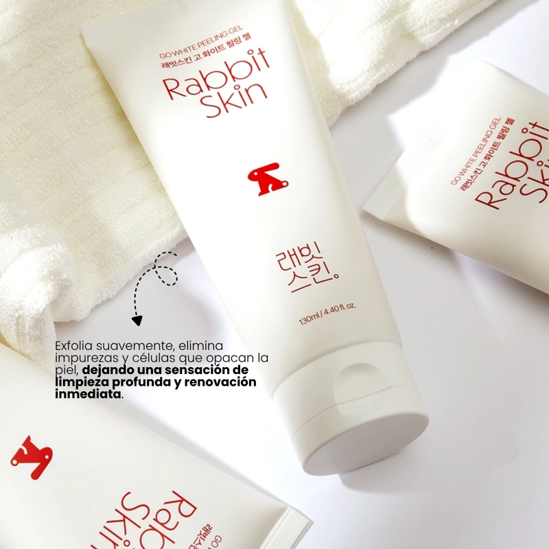 PEELING GEL EXFOLIANTE COREANO UNIFICADOR DE TONO RABBITSKIN - 130ML - 3