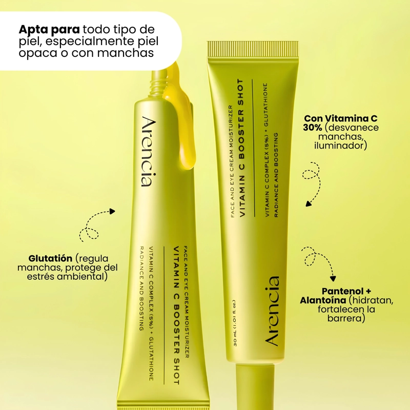 TRATAMIENTO ILUMINADOR CONCENTRADO DE VITAMINA C MARCA ARENCIA - 30ML - 4