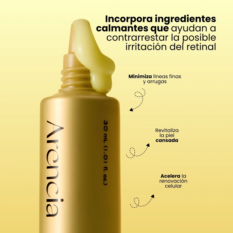 TRATAMIENTO CONCENTRADO ANTIEDAD DE RETINAL MARCA ARENCIA - 30ML - 2