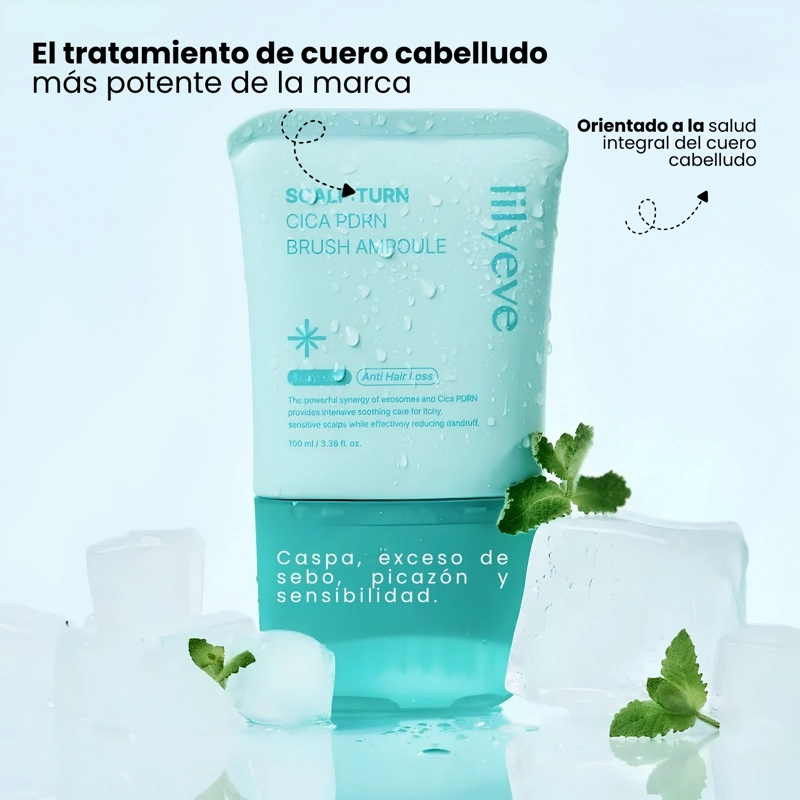 AMPOLLA PURIFICANTE Y CALMANTE PARA CUERO CABELLUDO ANTICASPA MARCA LILYEVE - 100ML - 2