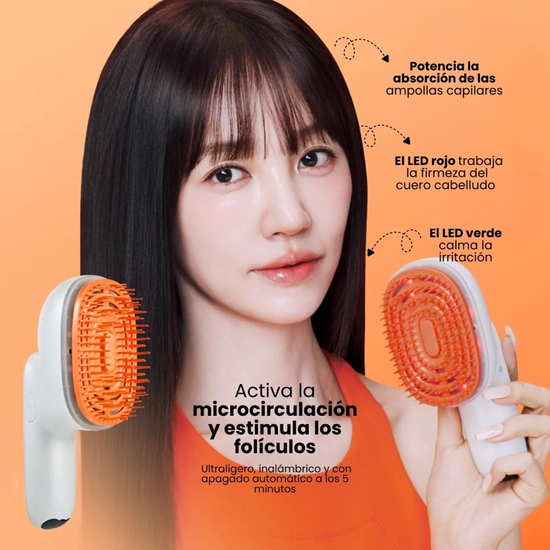 MASAJEADOR CAPILAR CON VAPOR LED PARA EL CUERO CABELLUDO MARCA LILYEVE - 3