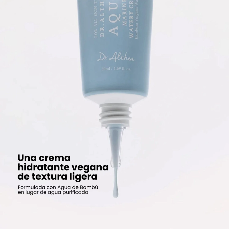 CREMA ACUOSA HIDRATANTE CON AGUA DE BAMBU Y ACIDO HIALURONICO DR.ALTHEA - 50ML - 2