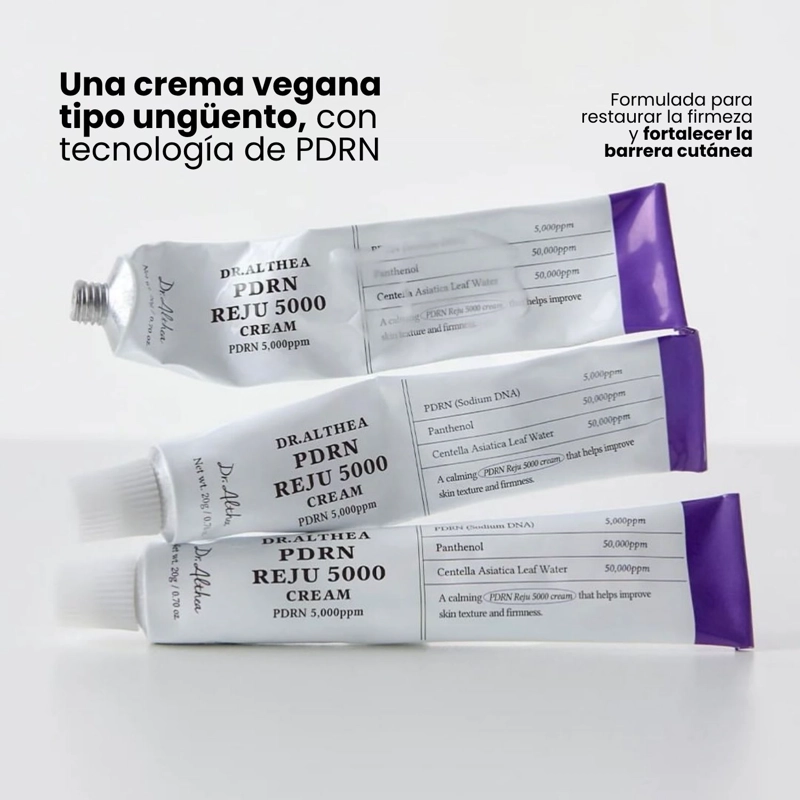 CREMA PDRN REJU 5000 CALMANTE PARA PIEL SECA IRRITADA CON CENTELLA DR.ALTHEA 20ML - 2