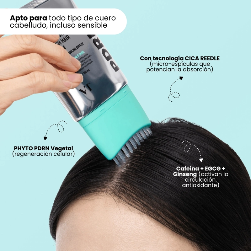 SE RUM CAPILAR 4 EN 1 CON CICA REEDLE Y PDRN VEGETAL MARCA VT COSMETICS - 100ML - 4