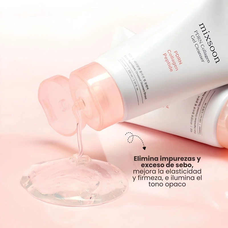 LIMPIADOR GEL CON PDRN VEGETAL DE ARROZ Y TRIPLE PE PTIDO MIXSOON - 100ML - 3