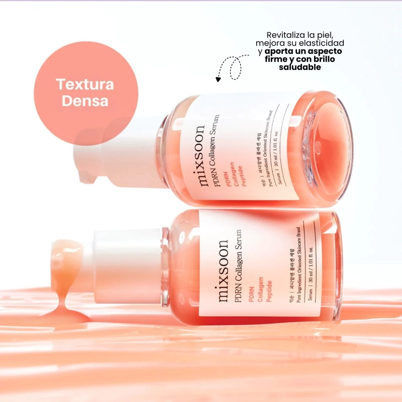 SERUM PDRN Y COLAGENO REAFIRMANTE E ILUMINADOR COREANO MIXSOON PDRN COLLAGEN - 30ML - 3