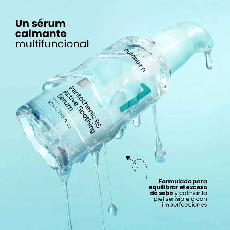 SERUM NO.1 NUMBUZIN HIDRATANTE CALMANTE CON ACIDO HIALURONICO Y PANTOTENOL - 50ML - 2