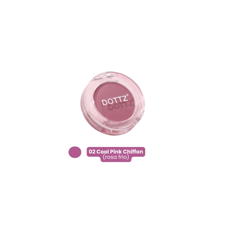 BLUSH RUBOR COREANO EN POLVO 2 TONOS MARCA DOTTZ - 3
