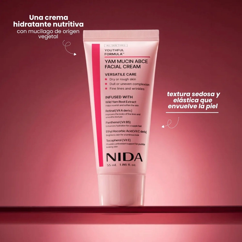 CREMA NIDA ILUMINADORA REVITALIZANTE HIDRATANTE - 55ML - 2